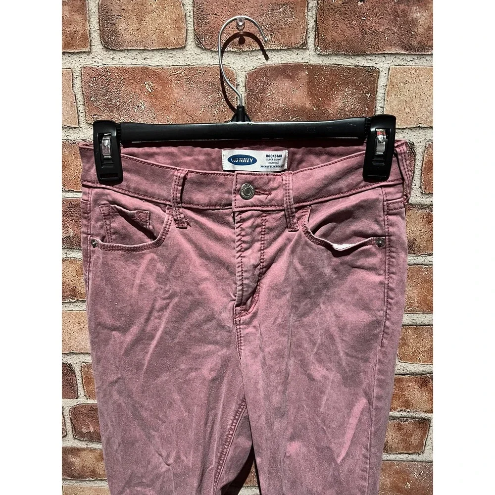 Old Navy Women's Size S Rockstar Super Skinny High Rise Slimming Stretch Jeans‎